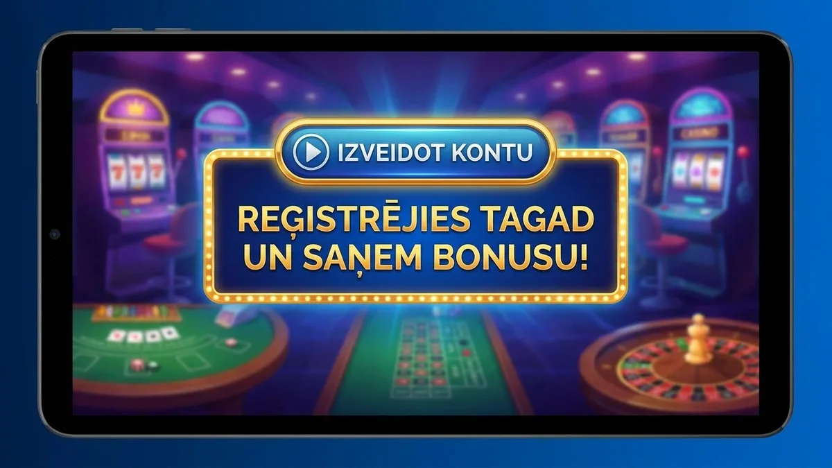 Reģistrācija ar bonusu